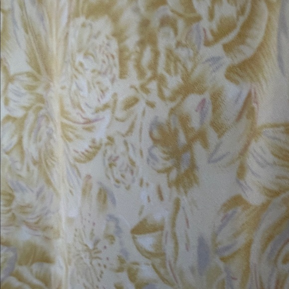 Paper Heart Elegant Yellow Floral Midi slip Dress SZ Medium - Picture 10 of 11